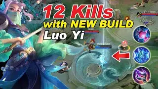TROLL LUO YI ? Test BUILD NEW ITEM and EMBLEM ? Mobile Legends Starlight Skin Gameplay