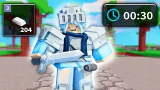 I Got Iron Armor In 30 Seconds On Roblox Bedwars