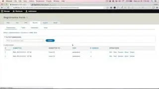 Drupal: Yaml Form 8.x-1.x Demo - Registration Form