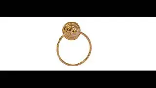 Allied Brass - Prestige Que New Collection Towel Ring PQN-16-BBR
