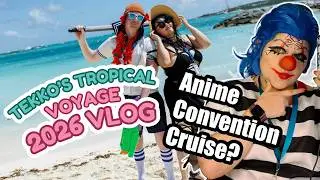 Tekko's Tropical Voyage - Anime Convention Cruise Cosplay Vlog 2026 4k