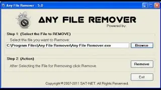 Cum să poți  șterge un  fișier care nu  se șterge cu Any File Remover !