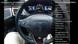 2017 Lincoln MKZ Hybrid Select