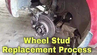 Wheel Stud Replacement Process | Wheel Stud Replacement in Chevrolet Spark Car | Spark Car Stud