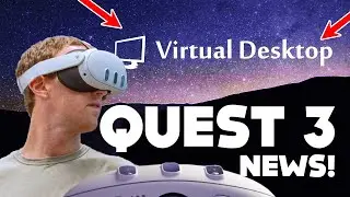 MUST HAVE META QUEST 3 APP FOR ALL PCVR OWNERS! VIRTUAL DESKTOP! UPDATES & MORE!