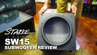 Affordable 𝙄𝙉𝙁𝙍𝘼𝙎𝙊𝙉𝙄𝘾 Bass! Starke Sound SW15 Home Theater Subwoofer Review