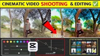 How To Create Cinematic Video 🤗| Capcut Se Video Editing Kaise Kare| Video Editing