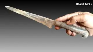 Rusty Knife Restoration | Remove rusted from knife