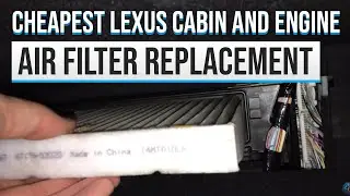 2010 Lexus RX 350 Cabin and Engine Air Filter Replacement in 5 minutes and $16 total