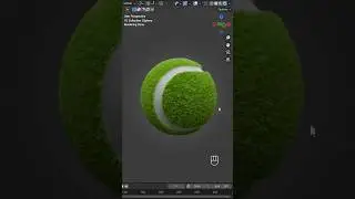 how to make tennis ball in blender (Tamil) #blendertamil #3ddesign