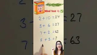 #shorts #maths ✅ #eeducation24 #viral #trending #puzzle #mathematics #trendingshorts #viralvideo 💯🧠