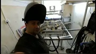 Изготовление каркаса тележки из алюминия для лодки