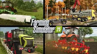 🔥Farming Simulator 25 - #8🎉 FactSheety 🎉Prezentacja maszyn #FS25 #gameplay #factsheet