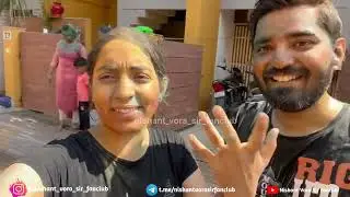 Holi Vlogs @sakshinishantvora #trending #viral #holi #holispecial #funny #enjoy #edit