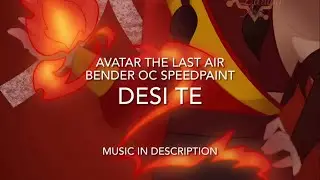 Desi Te- Avatar the last air bender of speedpaint