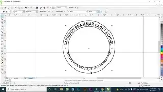 How We Make text, Fit Text to path in Coreldraw x6