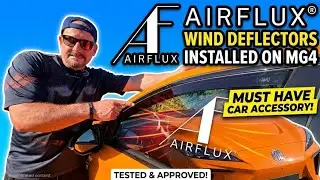 AIRFLUX Wind Deflectors for MG4: BEST Upgrade! (Install + Full Review)