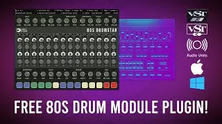 80s DrumStar Free VST VST3 AU Plugin