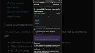 Get a SQL Managed Instance for Free!