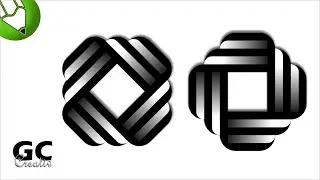 3D Swirl logo design in Coreldraw | Logo designing in Coreldraw | Coreldraw tutorial By GC Creativ