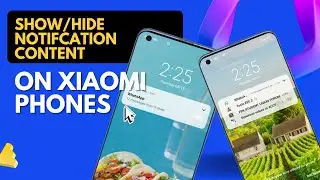 How to Show/Hide Notification Content on Xiaomi Device | MIUI 13 | Poco | Redmi