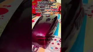 Yama rx100 fuel tank available  Aman Enterprises contact number 7668039611 #bike #stroke #rx100