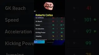 Roberto Carlos crazy training 102 💀 | pes #shorts #efootball2024 #efootball #efootball2023 #carlos