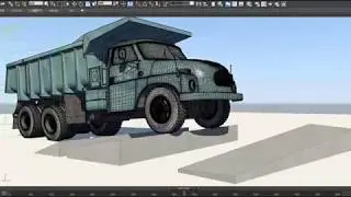 3DsMax Tatra T138 ，太脱拉T138动画模拟