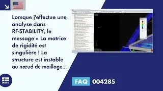 [EN] [FR] FAQ 004285 | Lorsque j'effectue une analyse dans RF-STABILITY, le message «La matrice d...