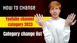 how to change youtube channel category 2023! youtube channel category change?