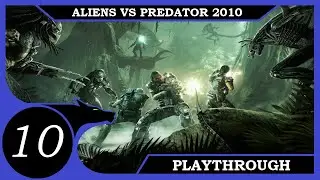 The Trap - Aliens Vs Predator 2010 (No Commentary) Playthrough - Ep 10