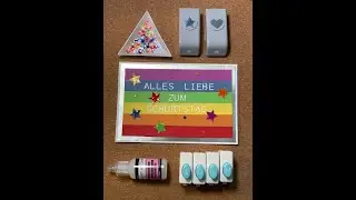 Einfache Regenbogenkarte gut auch für Anfänger geeignet
