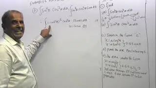 VIDEO  - 145: TOPIC 8: INTEGRATION: EXAMPLES OF FINDING AREAS AND VOLUMES USING INTEGRATION SET (4)