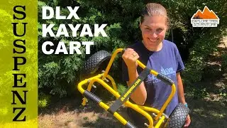 KAYAK CART Review - SUSPENZ DLX Airless cart Unboxing & First Use