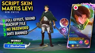 Script Skin Martis Levi Ackerman Attack on Titan Terbaru || No Password || Full Effect Voice