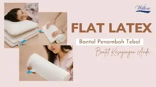 Bantal untuk Penambah Tebal Bantal Kesayangan Anda - Flat Latex Pillow Willow Pillow