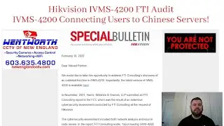 Hikvision Special Cybersecurity Bulletin & IVMS-4200 V3.7.0.5 Install