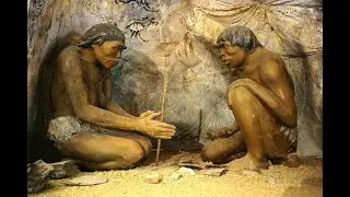 caveman finds a weapon