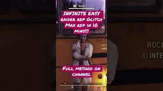 Infinite raider rep glitch fallout 76