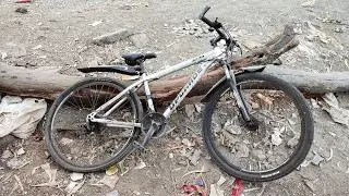 Mtb bike full restoration - from scrap to new look