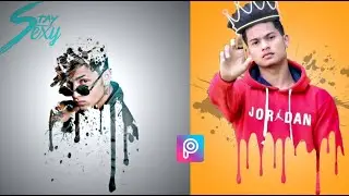 PicsArt DrippIng Effect - PicsArt Editing Tutorial - PicsArt Photo Editing - New Editing World