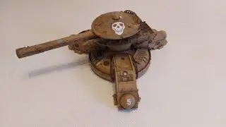 Scratch built Hover Tank inspired by Ma.k and Martin Bower with his Space 1999 Taybor gun platform