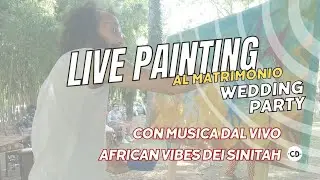Live Painting at Wedding Party! Guarda come dipingo dal vivo durante una festa di matrimonio