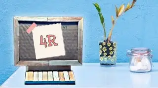 How to make a unique photo frame from cardboard | Creative crafts