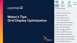 Matan's Tips: Grid Display Optimization