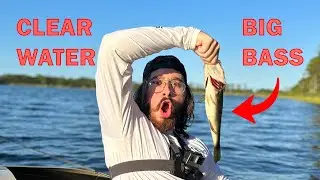 Kayak Fishing for MONSTERS in SUPER Clear Water!