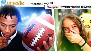 Omegle, but my FOOTBALL EDIT RIZZ had her blushing…
