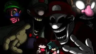 [Friday Night funkin'] Mario's FNF port (TW : Flashing lights, Gore, and jumpscares)