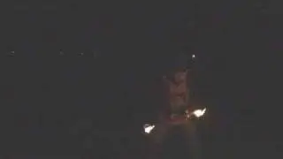 Shaun with Fire Devil Sticks