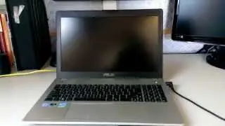 Asus N56VM blank screen after change of boot order in BIOS